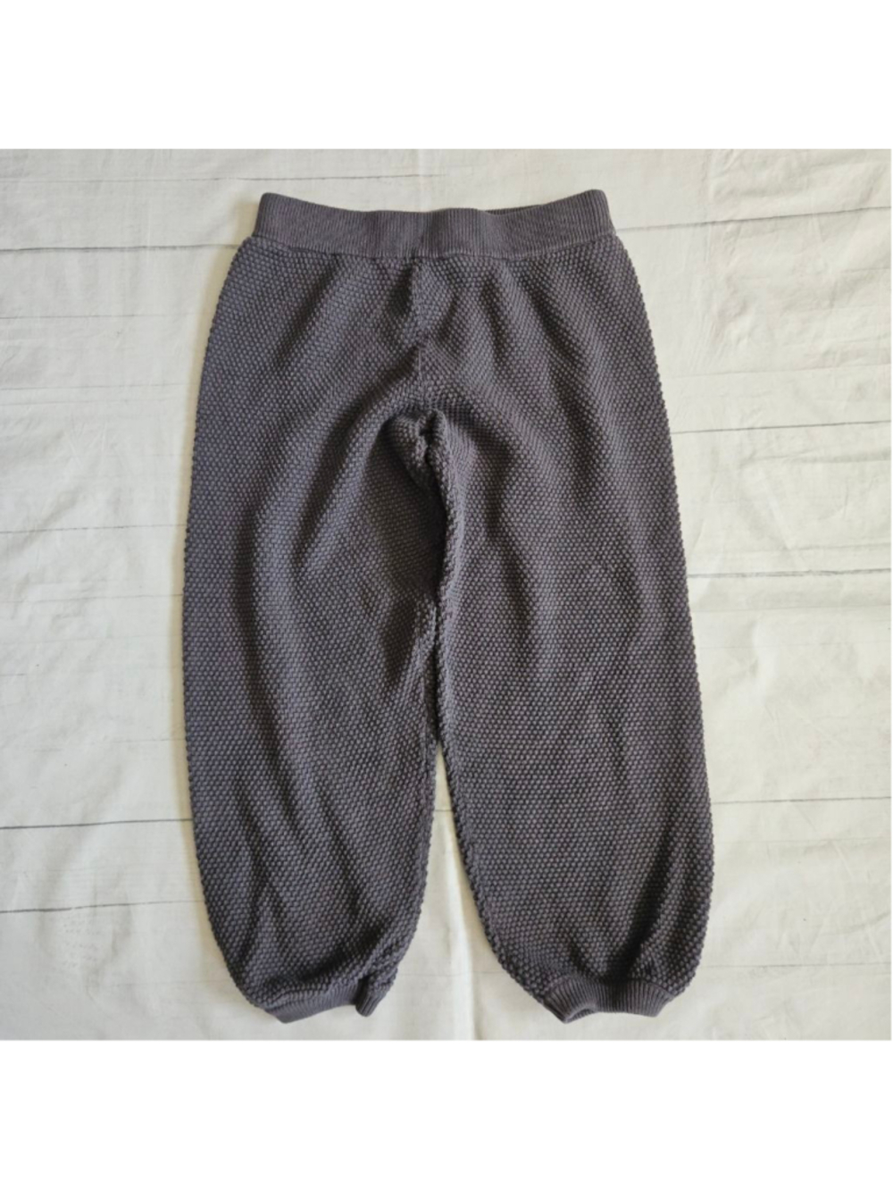 Free People Beach Hailee Sweater Gray Knit Harem Jogger Pants Small Slouchy